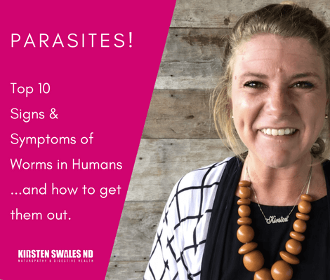 Always Tired?  Always Hungry?  You could have PARASITES!  Learn how to recognise the symptoms and how to get them out..